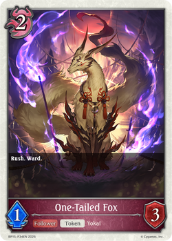 One-Tailed Fox (P) - BP15-P34EN