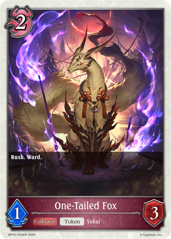 One-Tailed Fox (P) - BP15-P34EN