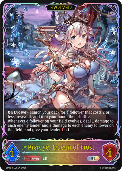Piercye, Queen of Frost (Evolved) (SL) - BP15-SL05EN