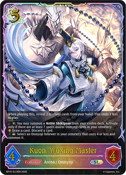 Kuon, Wuxing Master (SL) - BP15-SL13EN