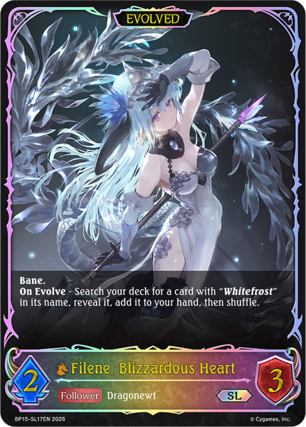 Filene, Blizzardous Heart (Evolved) (SL) - BP15-SL17EN