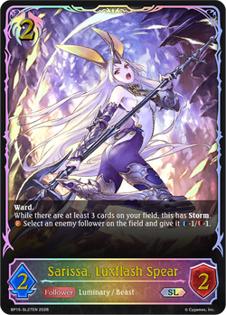 Sarissa, Luxflash Spear (SL) - BP15-SL27EN