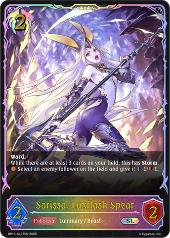 Sarissa, Luxflash Spear (SL) - BP15-SL27EN