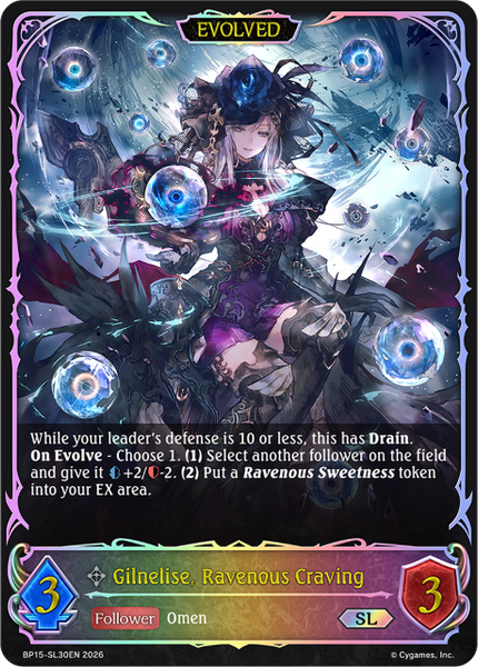 Gilnelise, Ravenous Craving (Evolved) (SL) - BP15-SL30EN