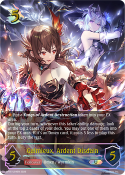 Galmieux, Ardent Disdain (U) - BP15-U04EN