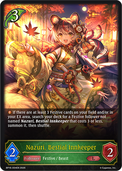Nazuri, Bestial Innkeeper - BP16-004EN