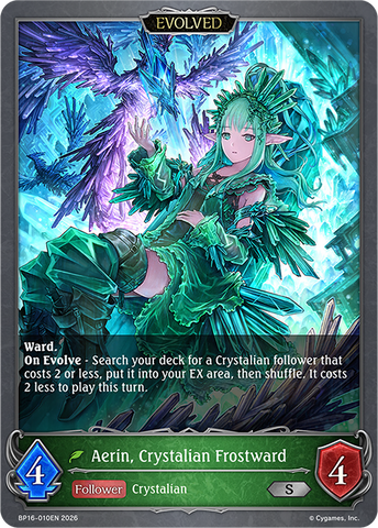 Aerin, Crystalian Frostward (Evolved) - BP16-010EN