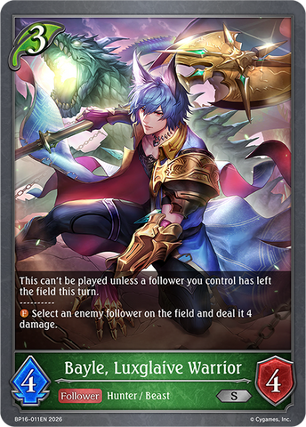 Bayle, Luxglaive Warrior - BP16-011EN