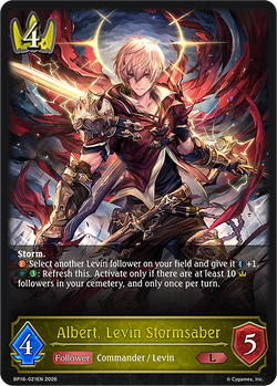 Albert, Levin Stormsaber - BP16-021EN