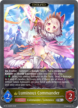 Luminous Commander (Evolved) - BP16-028EN