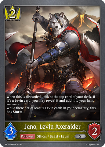 Jeno, Levin Axeraider - BP16-031EN