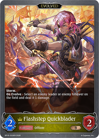 Flashstep Quickblader (Evolved) - BP16-033EN
