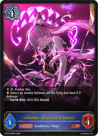 Lilanthim, Anathema of Edacity - BP16-039EN