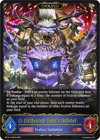 Zizdvend, Fate's Arbiter (Evolved) - BP16-042EN