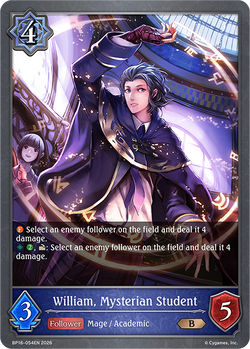 William, Mysterian Student - BP16-054EN