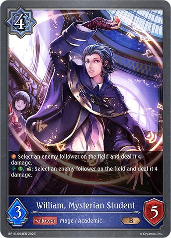 William, Mysterian Student - BP16-054EN