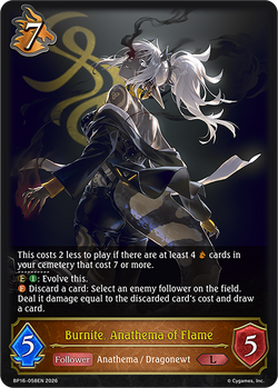 Burnite, Anathema of Flame - BP16-058EN