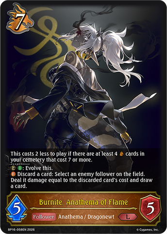 Burnite, Anathema of Flame - BP16-058EN