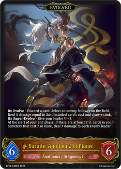 Burnite, Anathema of Flame (Evolved) - BP16-059EN