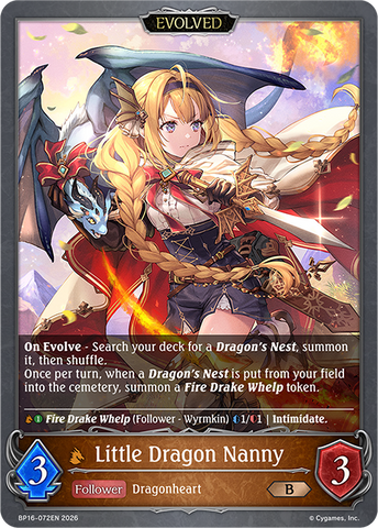 Little Dragon Nanny (Evolved) - BP16-072EN