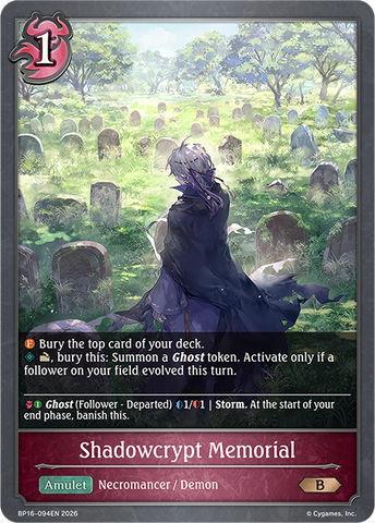 Shadowcrypt Memorial - BP16-094EN