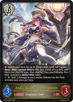 Rana, Dual Cannon Abbess - BP16-098EN