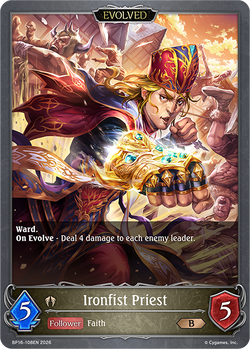 Ironfist Priest (Evolved) - BP16-108EN