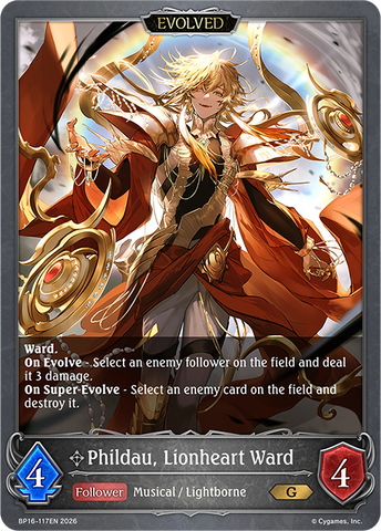Phildau, Lionheart Ward (Evolved) - BP16-117EN