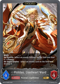 Phildau, Lionheart Ward (Evolved) (P) - BP16-P26EN