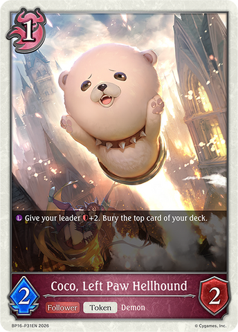 Coco, Left Paw Hellhound (P) - BP16-P31EN