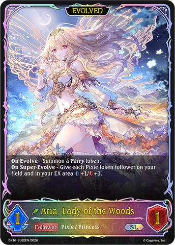 Aria, Lady of the Woods (Evolved) (SL) - BP16-SL02EN
