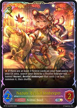 Nazuri, Bestial Innkeeper (SL) - BP16-SL04EN