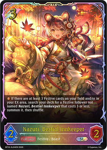 Nazuri, Bestial Innkeeper (SL) - BP16-SL04EN