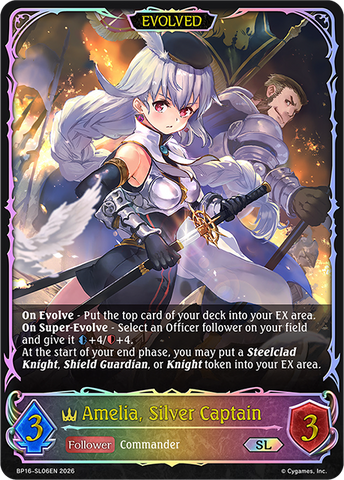 Amelia, Silver Captain (Evolved) (SL) - BP16-SL06EN