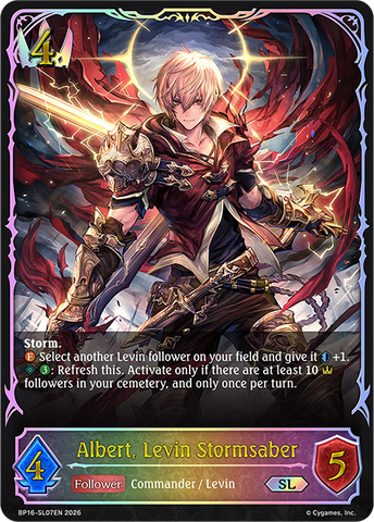 Albert, Levin Stormsaber (SL) - BP16-SL07EN