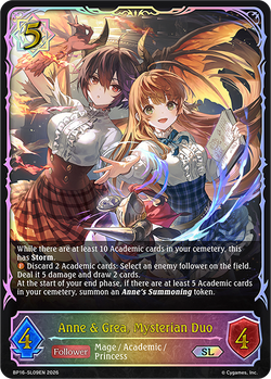 Anne & Grea, Mysterian Duo (SL) - BP16-SL09EN