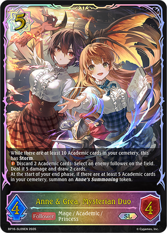 Anne & Grea, Mysterian Duo (SL) - BP16-SL09EN