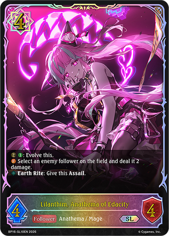 Lilanthim, Anathema of Edacity (SL) - BP16-SL10EN