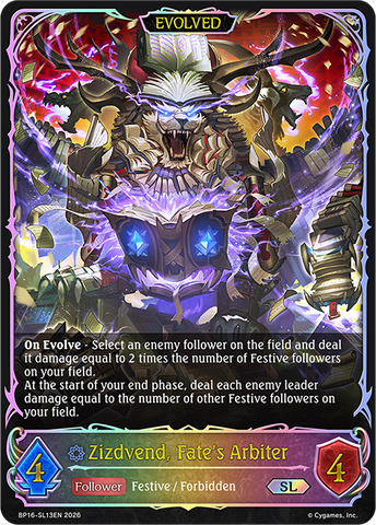 Zizdvend, Fate's Arbiter (Evolved) (SL) - BP16-SL13EN