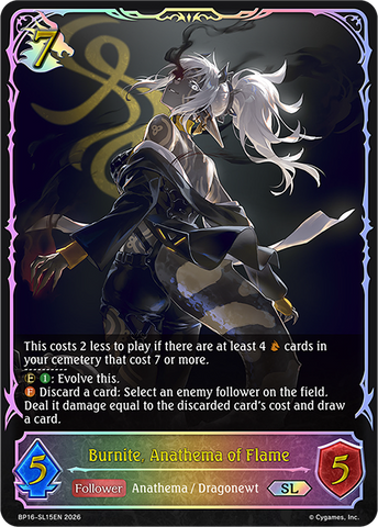 Burnite, Anathema of Flame (SL) - BP16-SL15EN