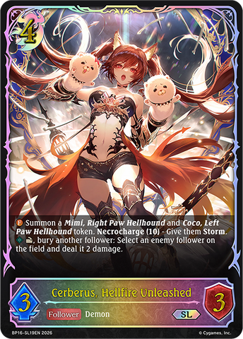 Cerberus, Hellfire Unleashed (SL) - BP16-SL19EN
