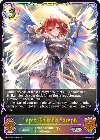Lapis, Shining Seraph (SL) - BP16-SL23EN