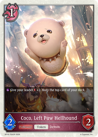 Coco, Left Paw Hellhound - BP16-T05EN