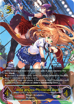 Anne & Grea, Mysterian Duo (U) - BP16-U03EN