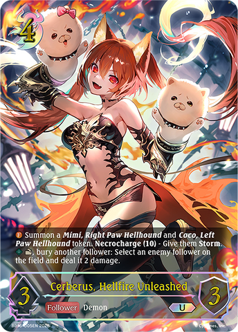 Cerberus, Hellfire Unleashed (U) - BP16-U05EN