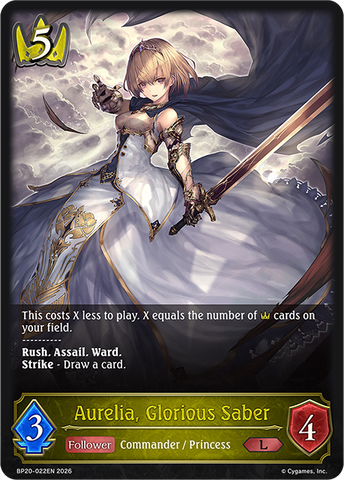 Aurelia, Glorious Saber [BP20 - BP20-022EN]