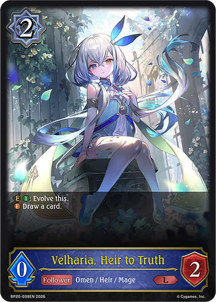Velharia, Heir to Truth [BP20 - BP20-038EN]