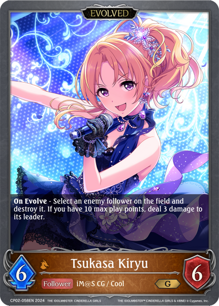 Tsukasa Kiryu (Evolved) - CP02-058EN