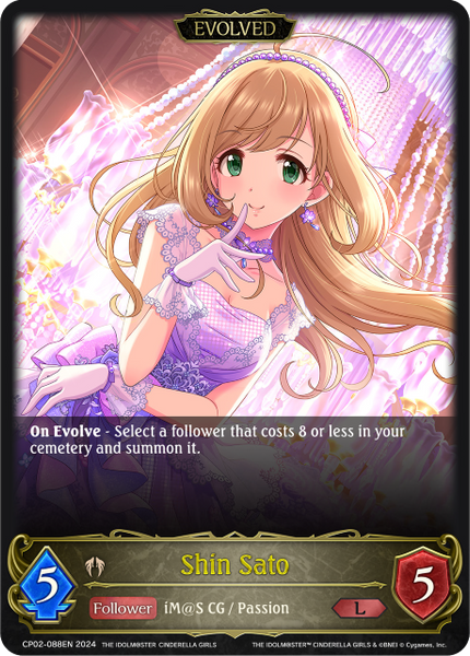 Shin Sato (Evolved) - CP02-088EN