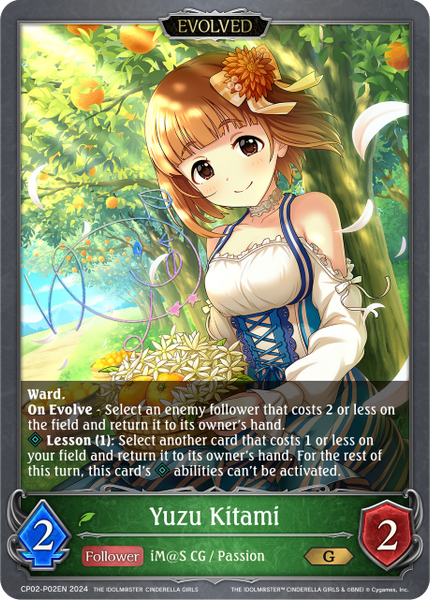 Yuzu Kitami (Evolved) (P) - CP02-P02EN
